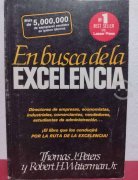 EN BUSCA DE LA EXCELENCIA LIBRO, $ 100.00