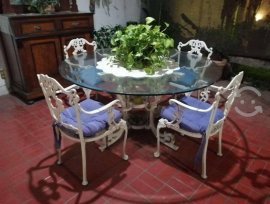 MESA Y SILLAS DE JARDIN, $ 12,900.00