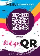 Menú con Código QR - Restaurantes y Bares, $ 1,200.00