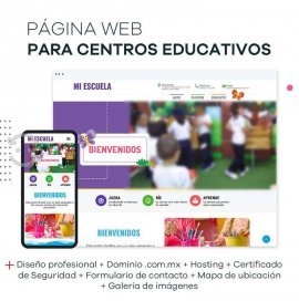 Página Web Institucional Para Escuelas, $ 3,800.00