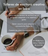 Talleres de escritura creativa en línea, $ 150.00