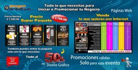 Servicios de Diseño Gráfico y Web, $ 100.00